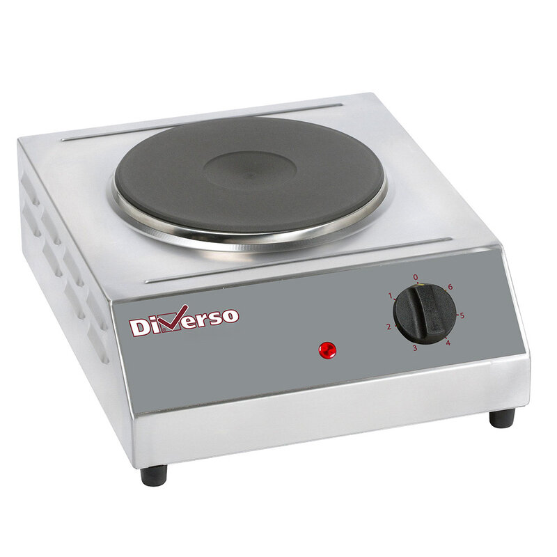 Elektrisch Warmhoudplaat, Tafelmodel, 1 Plaat Ø 230mm