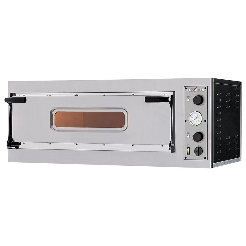 Elektrische Oven 2 Pizza's Diam. 350mm, 1 Kamer