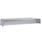 Gekoelde Opzetvitrine 10x Gn1/4 - 150 Mm, Met R.v.s. Deksel