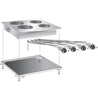Gastro-inox Mareno Drop-in Elektrische Kookplaat, 60 Cm, 4 Plaats