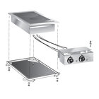 Gastro-inox Mareno Drop-in Elektrische Keramische Kookplaat, 40 cm 2 Zones, Met Aansluitblok