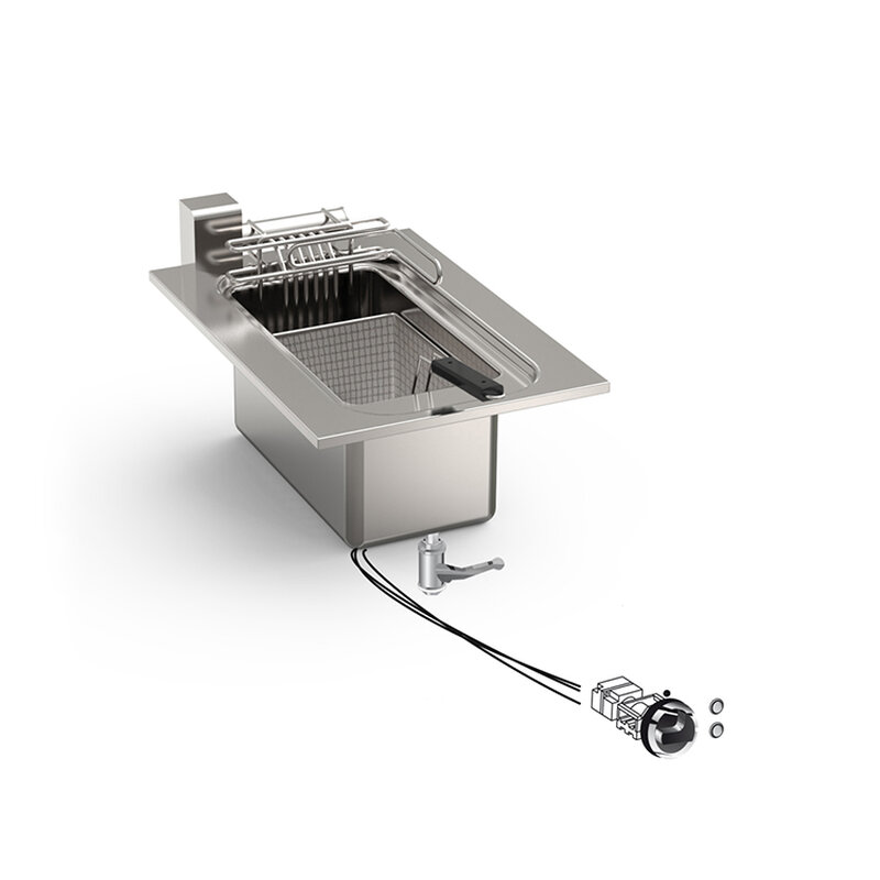Gastro-inox Mareno Drop-in Friteuse 10 Liter, 40 cm 7,5kw