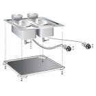 Gastro-inox Mareno Drop-in Friteuse 10+10 Liter, 60 Cm, 10kw