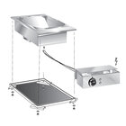 Gastro-inox Mareno Drop-in Frites Warmhoudapparaat 40cm Met Aansluitblok