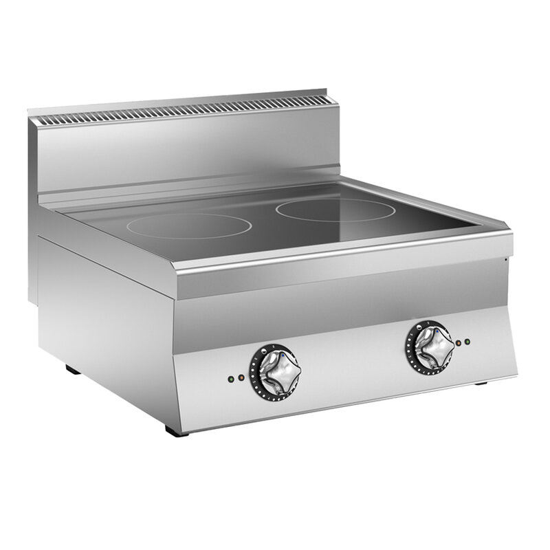Gastro-inox Mareno M1-600 Inductie Kookplaat Met 2 Kookzones, 70cm