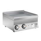 Gastro-inox Mareno M1-600 Elektrische Bakplaat Met Gladde Roestvrijstalen Plaat, 60cm