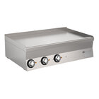 Gastro-inox Mareno M1-600 Elektrische Bakplaat Met Gladde Roestvrijstalen Plaat, 100cm