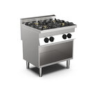 Gastro-inox Mareno M0-700 Line Gaskooktoestel, 4 Branders, 80cm