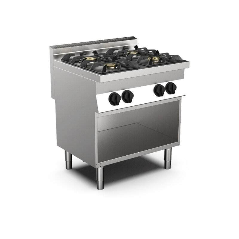 Gastro-inox Mareno M0-700 Line Gaskooktoestel, 4 Branders, 80cm