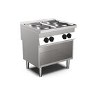 Gastro-inox Mareno M0-700 Line Kooktoestel 4 Ronde Kookplaten, 80cm