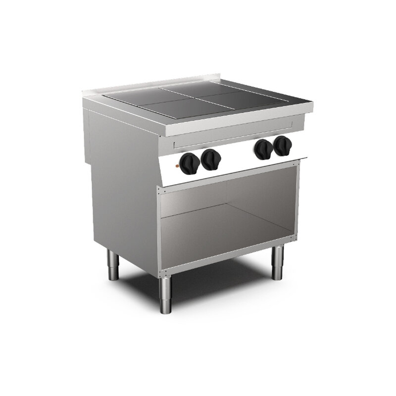 Gastro-inox Mareno M0-700 Line Kooktoestel 4 Vlakken Kookplaten, 80cm