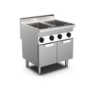 Gastro-inox Mareno M0-700 Line Gaspastakoker 80cm, 2x GN 1/1, 2x 28 Liter, Staand Model