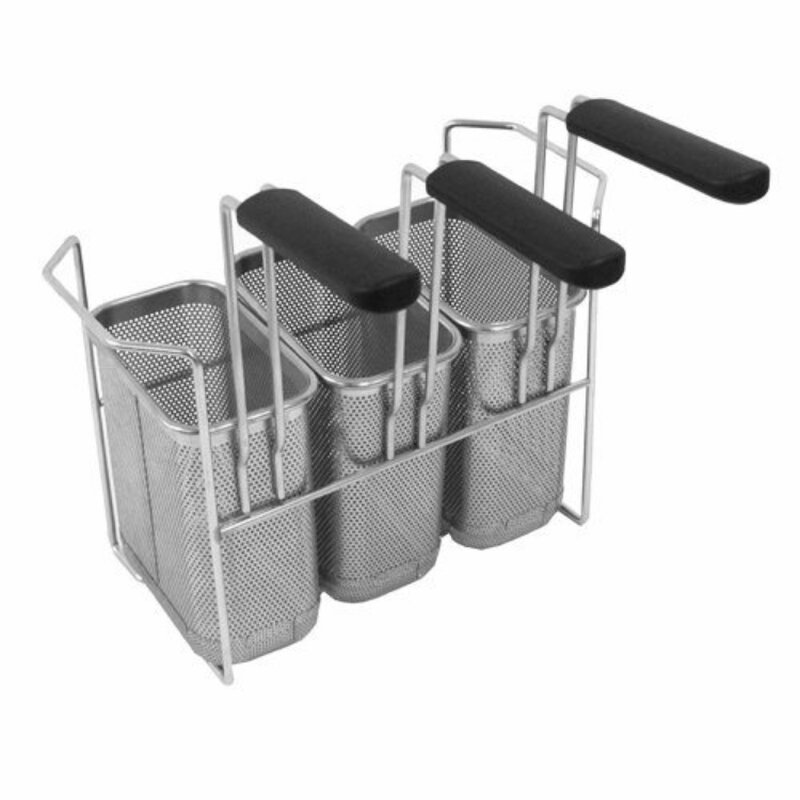 Gastro-inox Mareno M0-700 Line Pasta Mandje Set Van 3 Met Houder