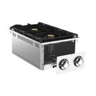 Gastro-inox Mareno 700 Drop-in Kooktoestel 2 Branders, 40cm