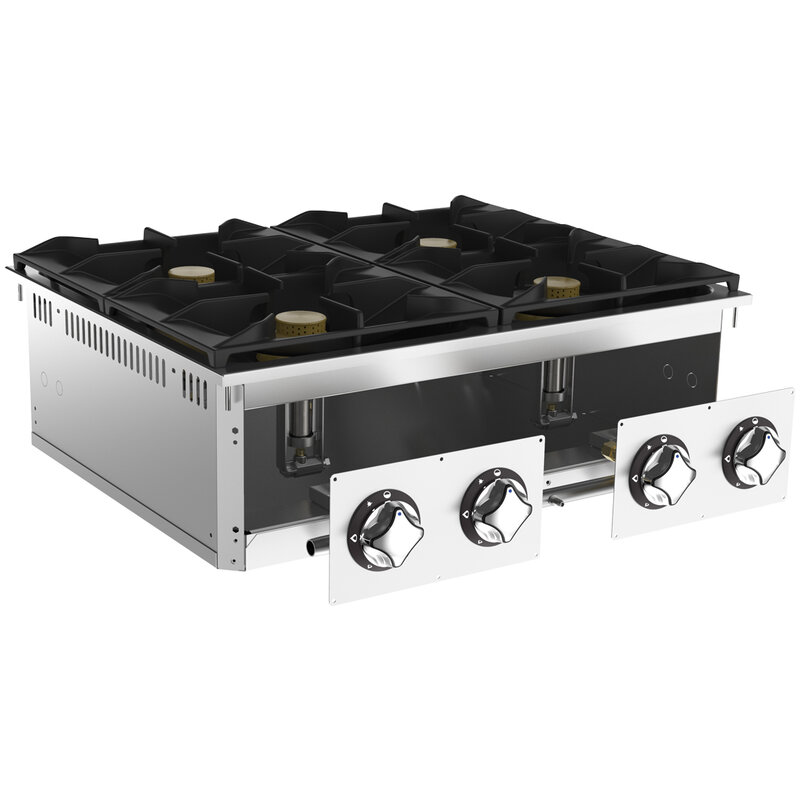Gastro-inox Mareno 700 Drop-in Kooktoestel 4 Branders, 80cm