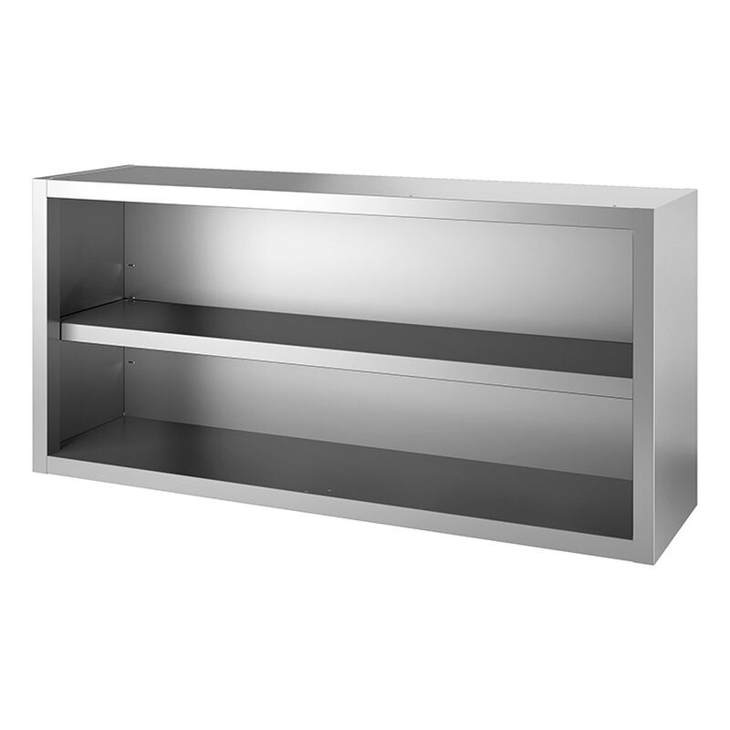 Gastro-inox Open Wandkast Van Roestvrijstaal, 1200(l)x400(d)x660(h)mm