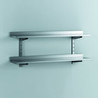 Gastro-inox Dubbele Wandplank Van Roestvrijstaal,, 900(l)x400(d)mm