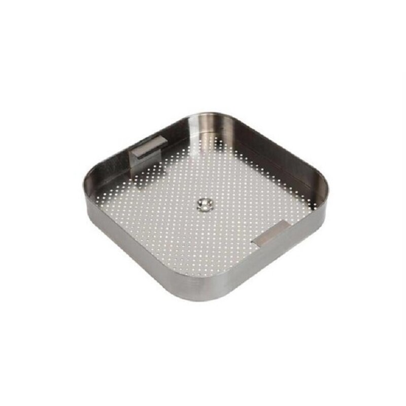 Gastro-inox Vuilopvangbak/rooster Voor Inlasspoelbak, Roestvrijstaal 500x500mm