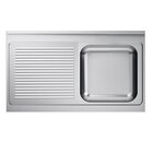 Gastro-inox Spoeltafelwerkblad Bak R Roestvrijstaal Aisi 304, 1200(l)x700(d)x40(h)mm