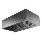 Gastro-inox Afzuigkap Box Model Met Motor Van Roestvrijstaal, 1500(l)x1100(d)x450(h)mm