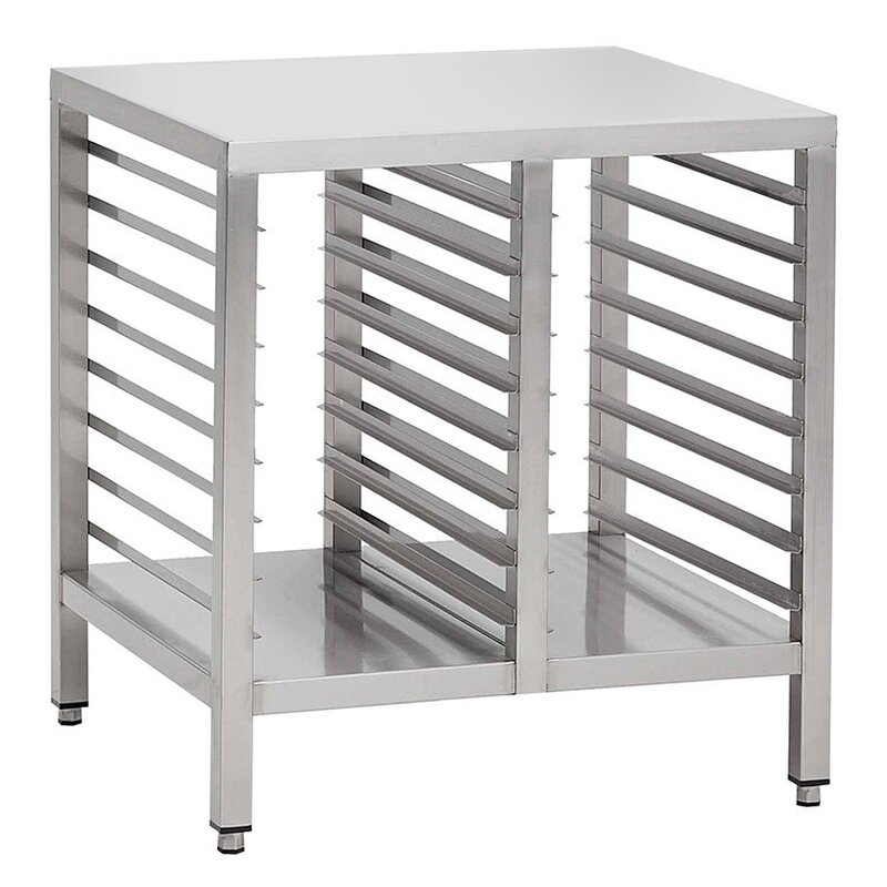 Gastro-inox Onderstel Voor Ovens Van Roestvrijstaal, 1000mm, EN Onderruimte