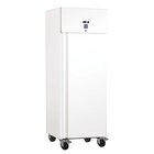 Gastro-inox Wit Stalen 600 Liter Koelkast, Statisch Gekoeld Met Ventilator