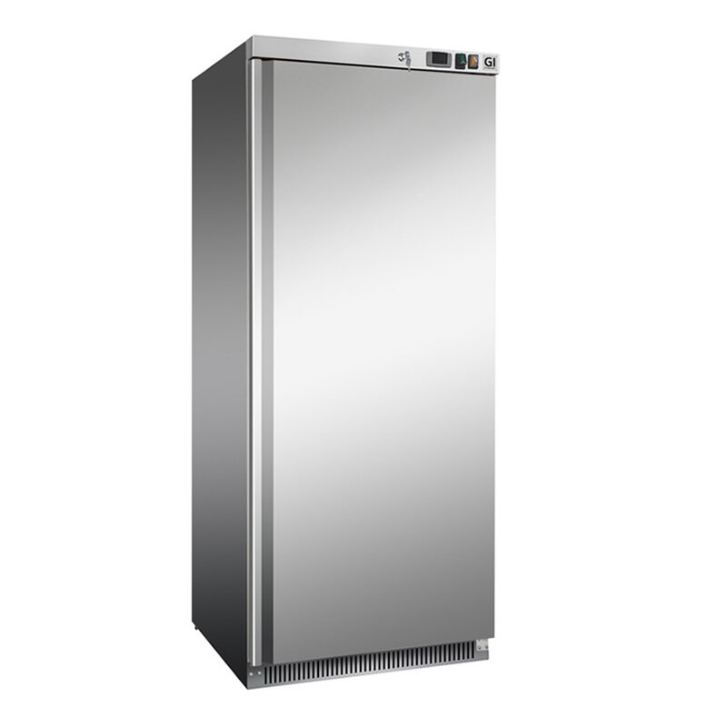 Gastro-inox Rvs Vriezer 600 Liter, Statisch Gekoeld