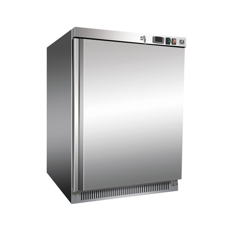 Gastro-inox Rvs Vriezer 200 Liter, Statisch Gekoeld