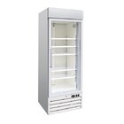 Gastro-inox Wit Stalen Display Koeling 600 Liter Met Glasdeur, Geforceerd Gekoeld