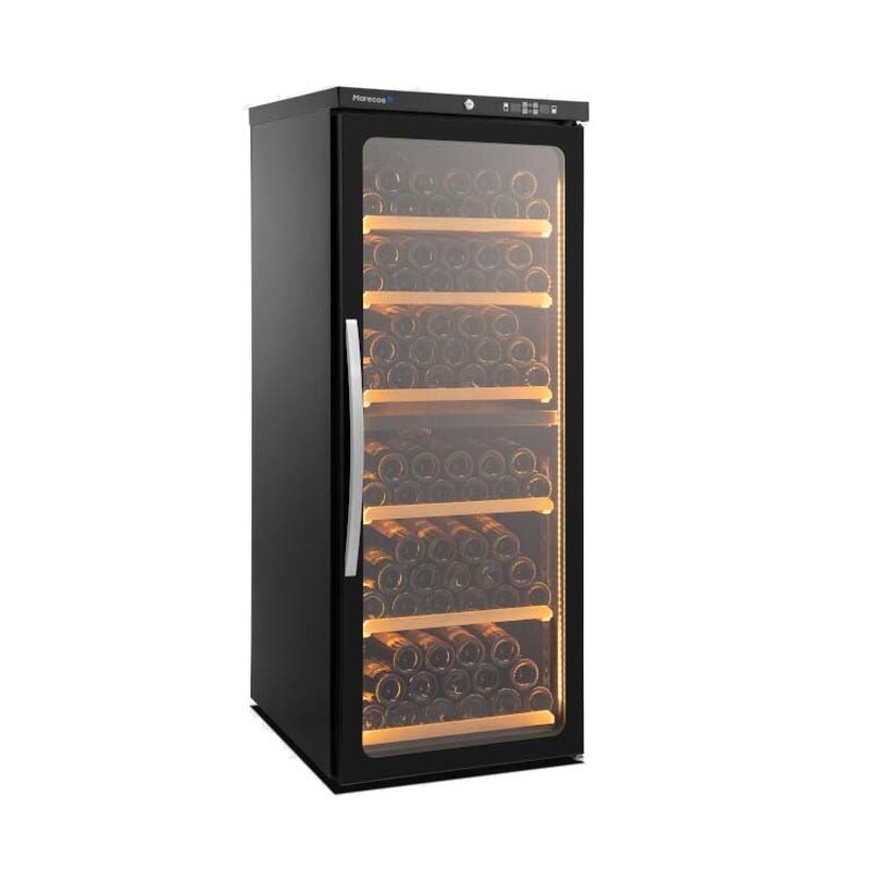 Gastro-inox Marecos Wijnklimaatkast Exclusive 123 Flessen, Dubbele Zone