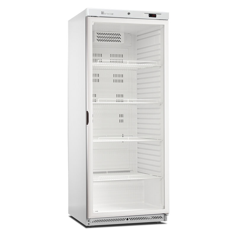 Gastro-inox Marecos Wit Stalen GN 2/1 Koeling Met Glasdeur 600 Serie