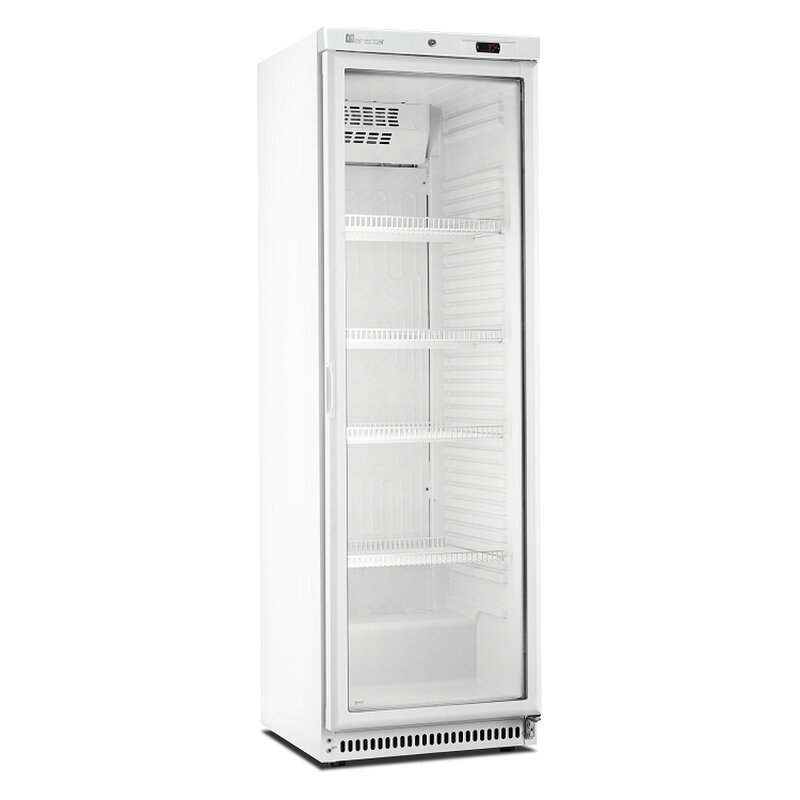 Gastro-inox Marecos Wit Stalen Koeling Met Glasdeur 430 Serie