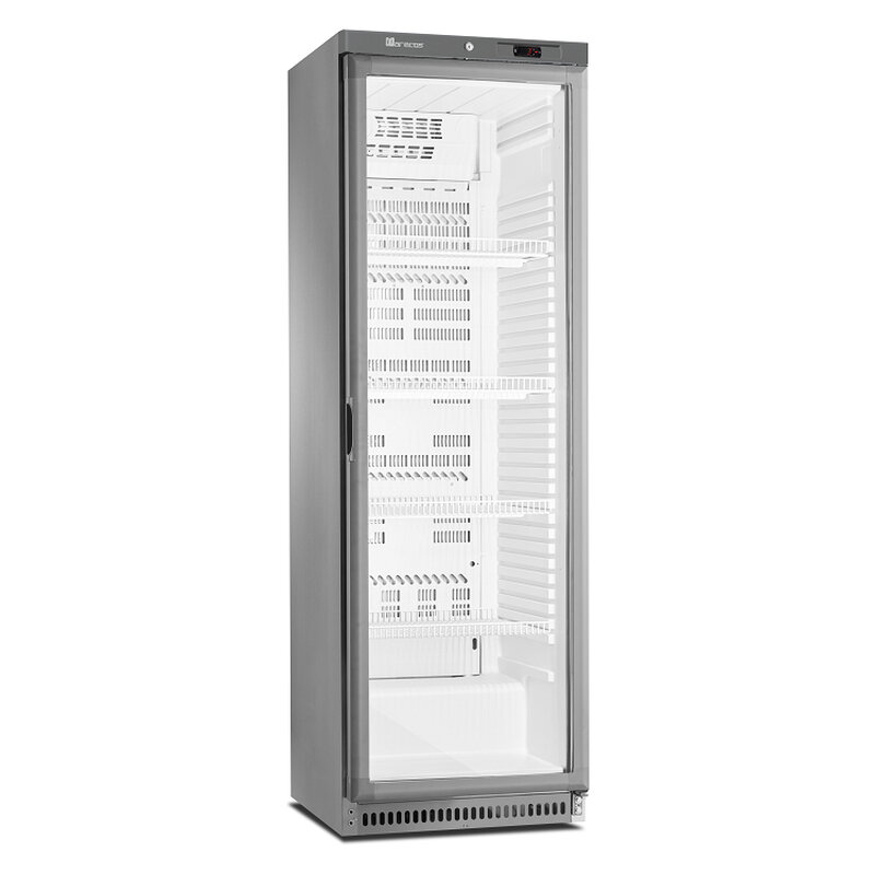Gastro-inox Marecos Roestvrijstalen Koeling Met Glasdeur 430 Serie