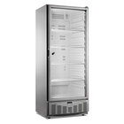 Gastro-inox Marecos Roestvrijstalen Gn2/1 + 600x400mm Koeling Met Glasdeur, 500 Serie