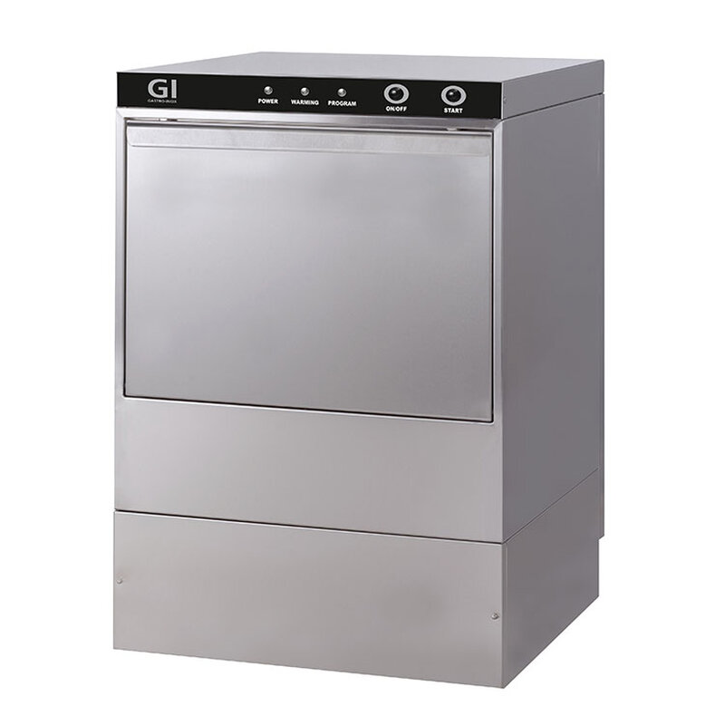 Gastro-inox Elektronische Vaatwasmachine, 50x50cm, 230v