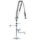 Gastro-inox Automatische Monobloc Voorspoeldouche Met Draaihendels en Zwenkkraan, 1300mm