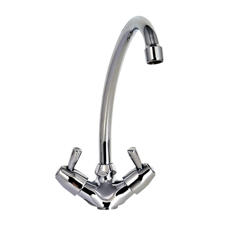 Gastro-inox Monobloc ø18mm Mengkraan Met Draaihendels, Lengte 200mm