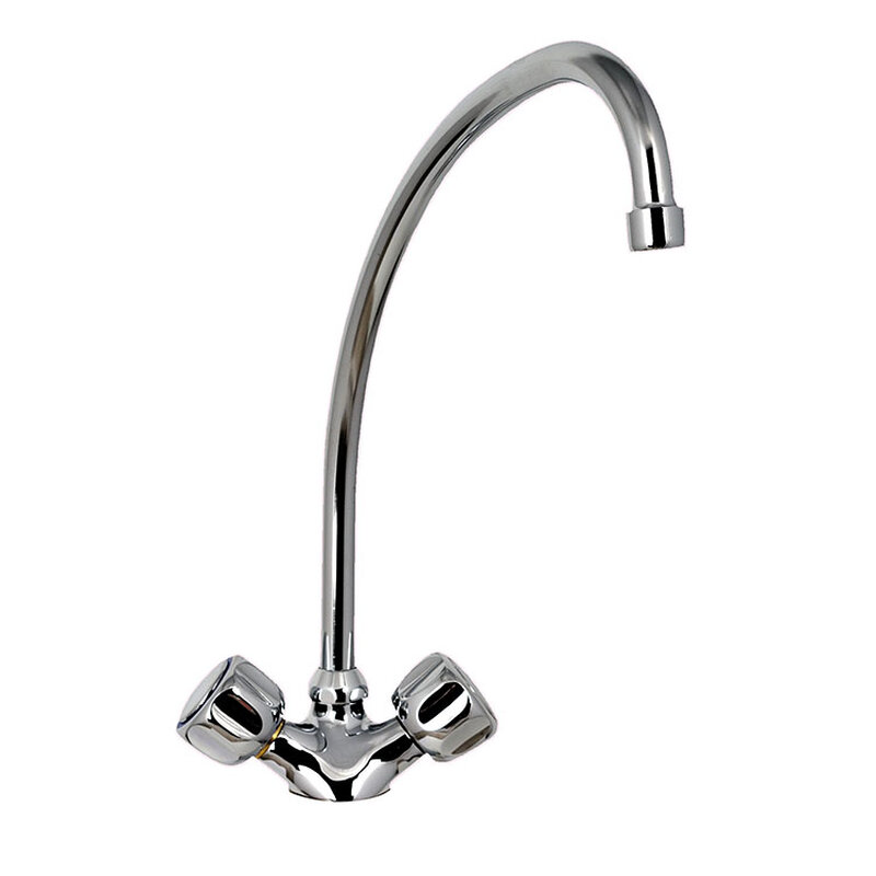 Gastro-inox Monobloc ø18mm Mengkraan Met Draaiknoppen, Lengte 300mm
