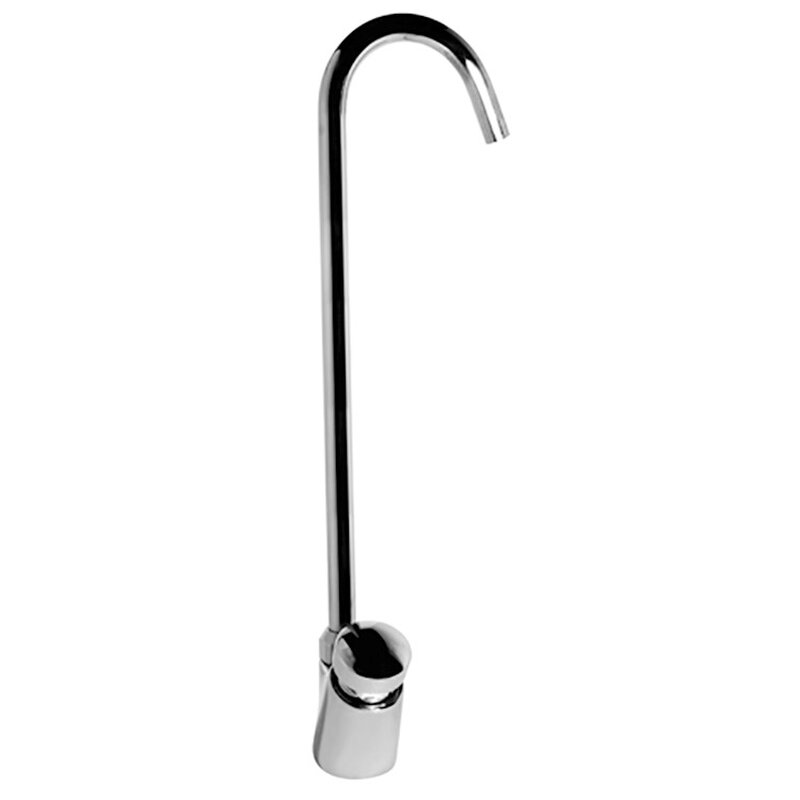 Gastro-inox Koud Water Fonteinkraan Met Waterbesparende Drukknopbediening, Hoge Uitloop Bovenzijde