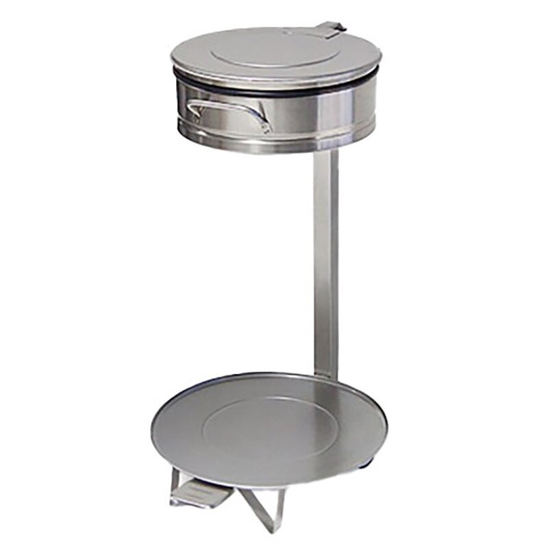 Gastro-inox Afvalzakhouder Met Pedaalbediening, Roestvrijstaal Aisi 304