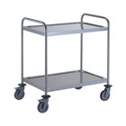 Gastro-inox Serveerwagen 2 Bladen Roestvrijstaal Aisi 304, 900x600mm