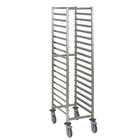 Gastro-inox Regaalwagen GN 1/1 Van Roestvrijstaal Aisi 304, 17 Etages
