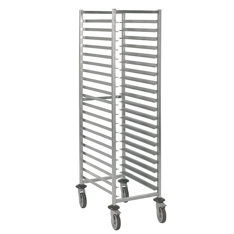 Gastro-inox Regaalwagen GN 2/1 Van Roestvrijstaal Aisi 304, 20 Etages