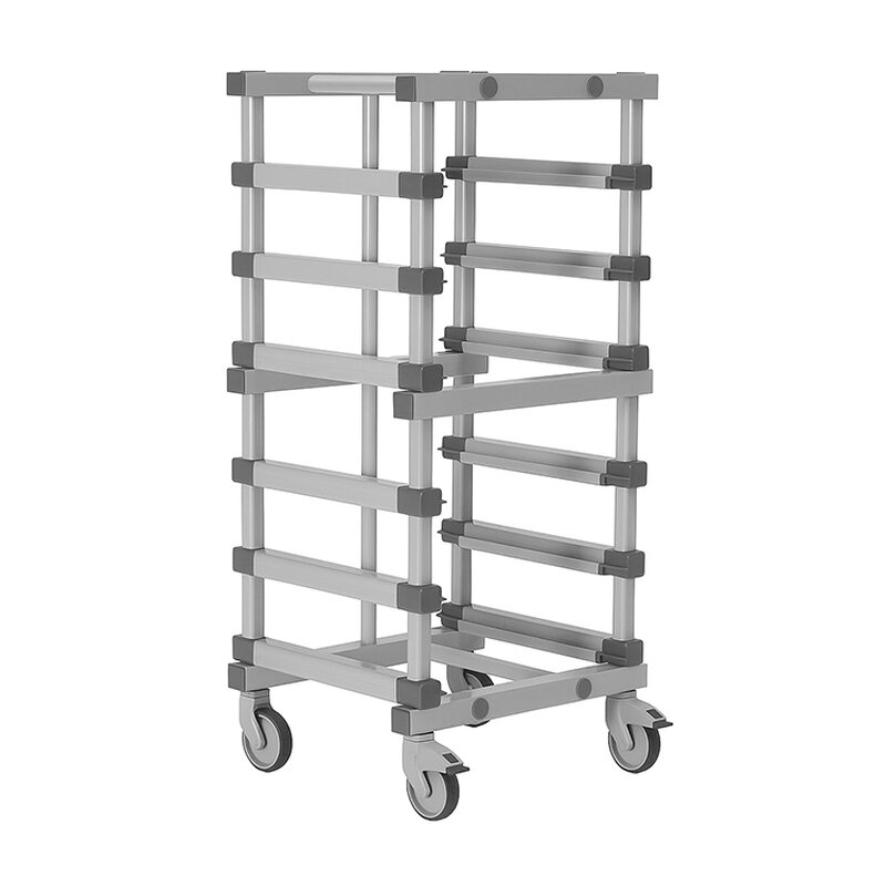 Gastro-inox Rea Grey Bakkenwagen EN (600x400mm) 6x120mm