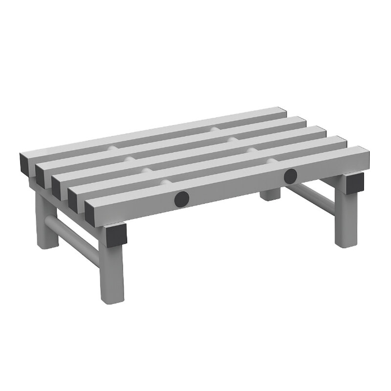 Gastro-inox Rea Grey Opslagrooster/vlonder 800(l)x500(d)x250(h)mm