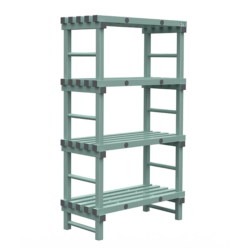 Gastro-inox Rea Design Eurostelling 4 Schappen 1000(l)x500(d)x1750(h)mm