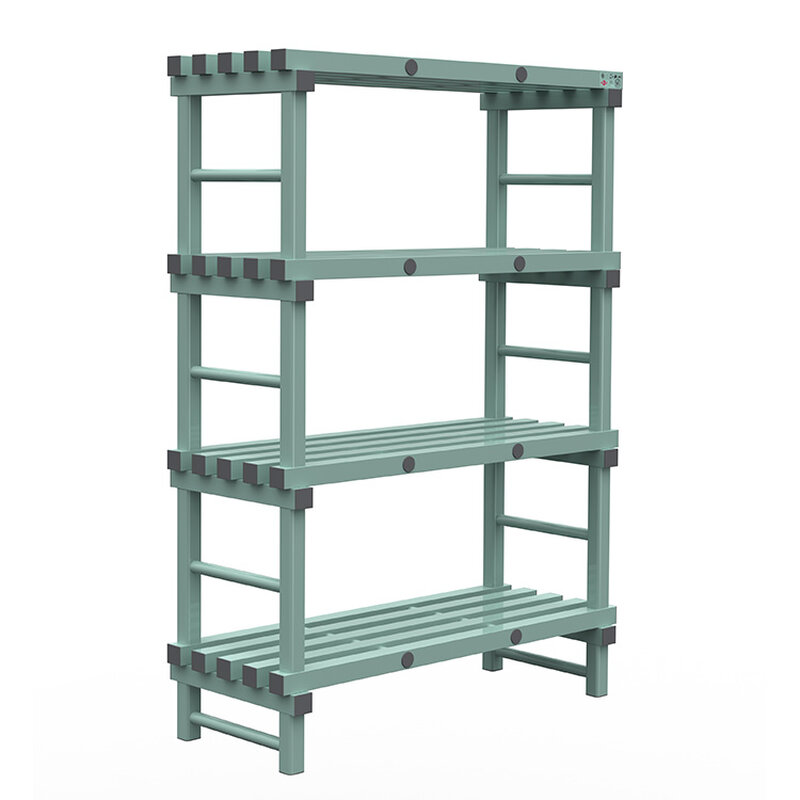Gastro-inox Rea Design Eurostelling 4 Schappen 1200(l)x500(d)x1750(h)mm