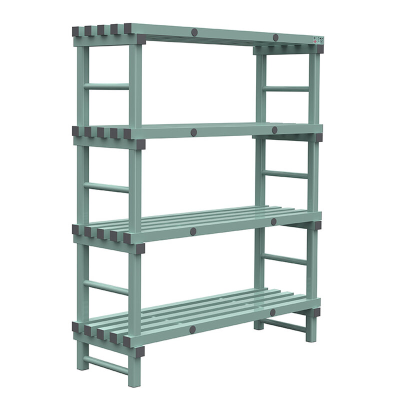 Gastro-inox Rea Design Eurostelling 4 Schappen 1400(l)x500(d)x1750(h)mm