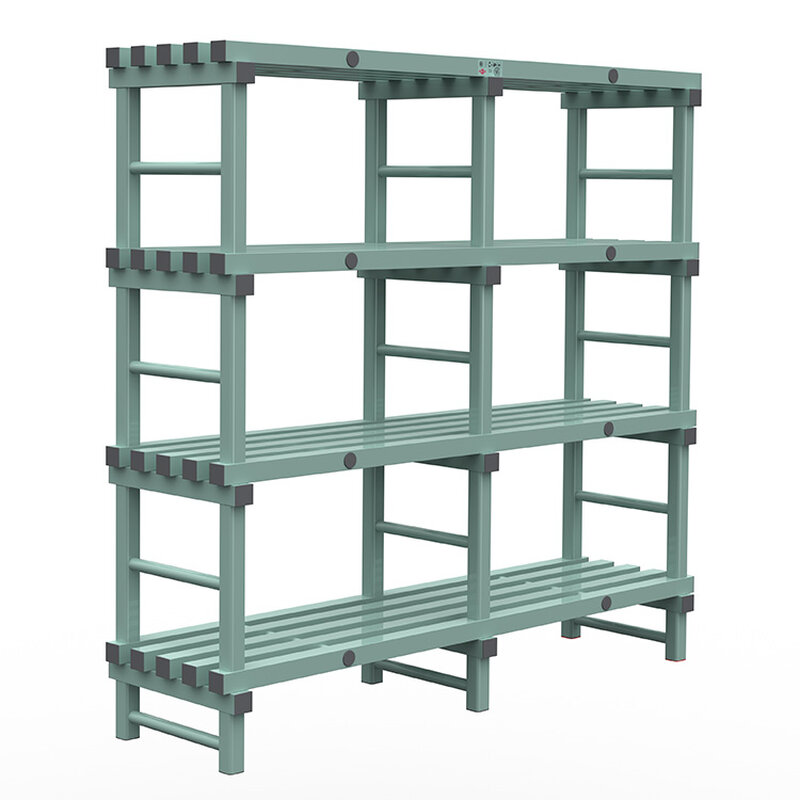 Gastro-inox Rea Design Eurostelling 4 Schappen 1800(l)x500(d)x1750(h)mm