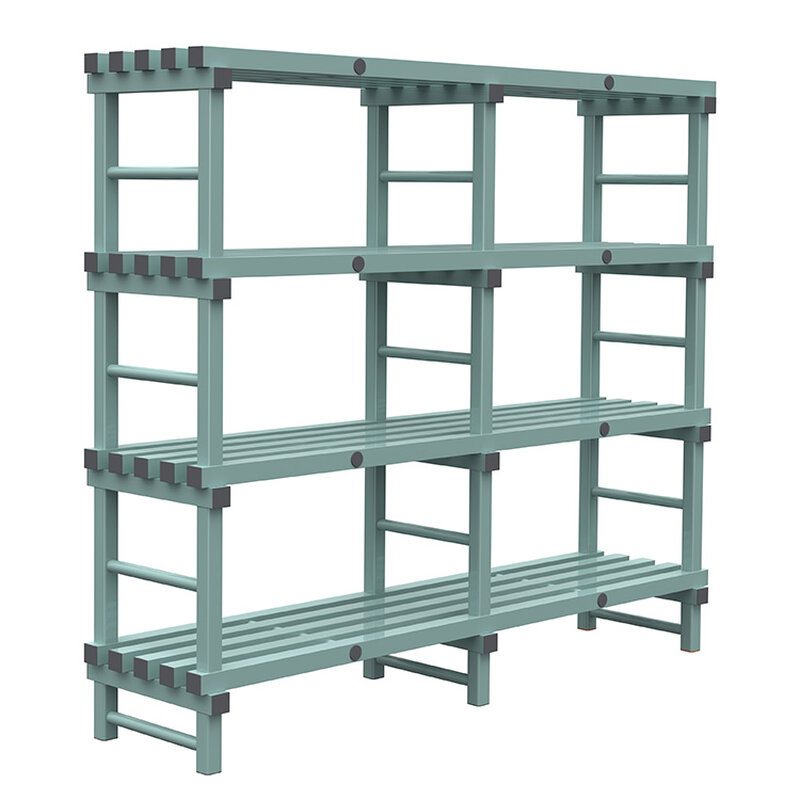 Gastro-inox Rea Design Eurostelling 4 Schappen 2000(l)x500(d)x1750(h)mm